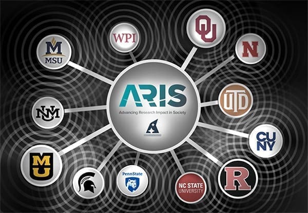 ARIS is at the center of many prominent universities forming the ARIS network